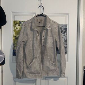 Unisex Gray Denim Jacket